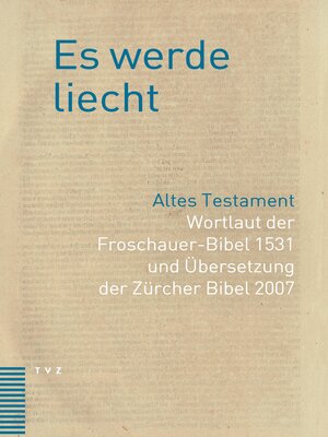 cover image of Es werde liecht